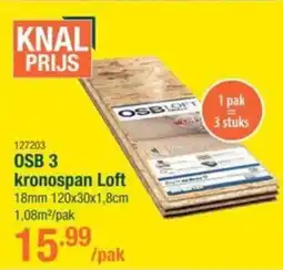 Cevo OSB 3 kronospan Loft aanbieding