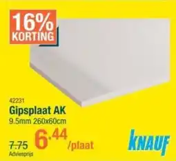 Cevo Gipsplaat AK aanbieding