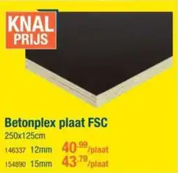 Cevo Betonplex plaat FSC aanbieding