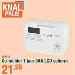 Cevo Co-melder 1 jaar 3AA LCD scherm aanbieding