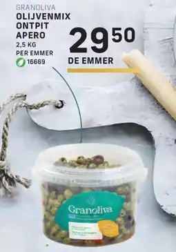Bidfood Granoliva olijvenmix ontpit apero aanbieding