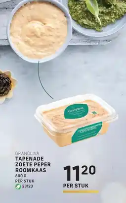 Bidfood Grancliva tapenade zoete peper roomkaas aanbieding