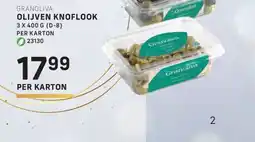 Bidfood Granoliva olijven knoflook aanbieding