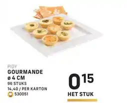 Bidfood Pidy gourmande aanbieding