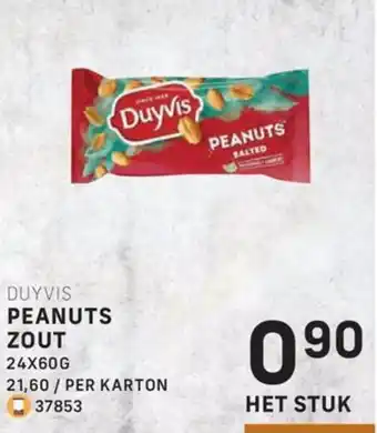 Duyvis peanuts zout