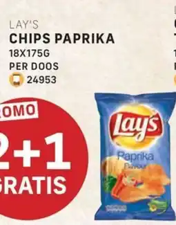 Bidfood Lay's chips paprika aanbieding