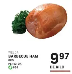 Bidfood Welda barbecue ham aanbieding