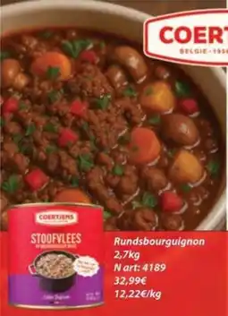 Bidfood Rundsbourguignon aanbieding