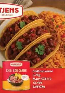 Bidfood Chili con carne aanbieding
