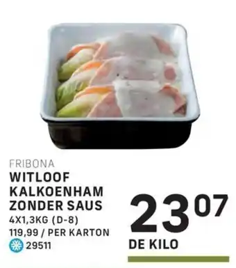 Bidfood Fribona witloof kalkoenham zonder saus aanbieding