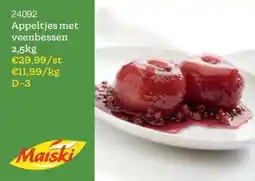 Bidfood Appeltjes met veenbessen aanbieding