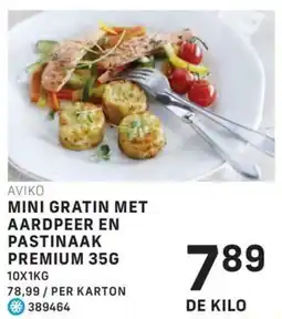 Bidfood Aviko Mini gratin met aardpeer en pastinaak Premium aanbieding