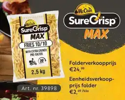 Bidfood McCain SureCrisp Max aanbieding