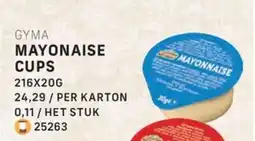 Bidfood Gyma mayonaise cups aanbieding