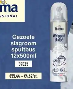 Bidfood Gezoete slagroom spuitbus aanbieding