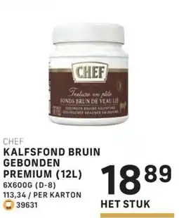Bidfood Chef kalfsfond bruin gebonden premium aanbieding
