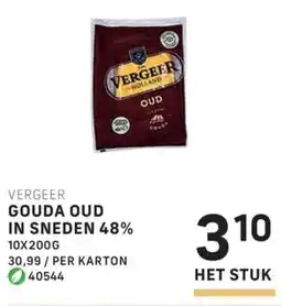 Bidfood Vergeer gouda oud in sneden 48% aanbieding
