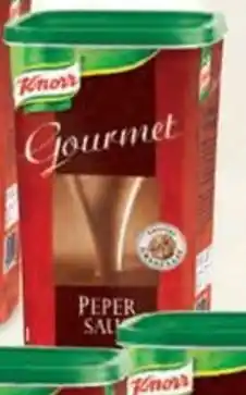 Bidfood Knorr gourmet sauzen pepersaus aanbieding
