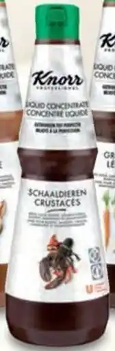 Bidfood Knorr professional liquid concentrate schaaldieren aanbieding