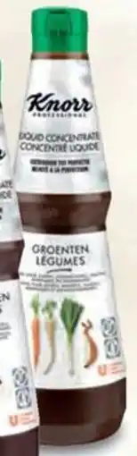 Bidfood Knorr professional liquid concentrate groenten aanbieding