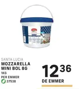 Bidfood Santa lucia mozzarella mini bol aanbieding