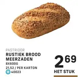 Bidfood Pastridor rustiek brood meerzaden aanbieding