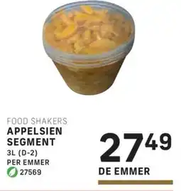 Bidfood Food shakers appelsien segment aanbieding