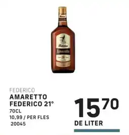 Bidfood Federico amaretto federico 21° aanbieding