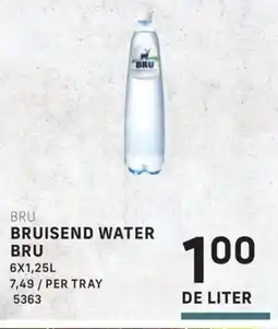 Bidfood Bru bruisend water aanbieding