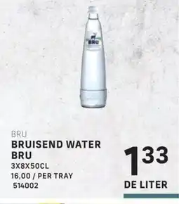 Bidfood Bru bruisend water aanbieding