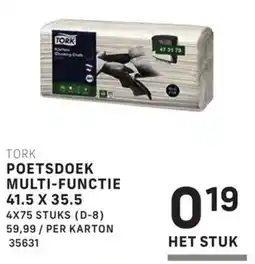 Bidfood Tork poetsdoek multi-functie aanbieding