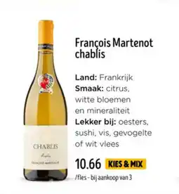 Jumbo François Martenot chablis aanbieding