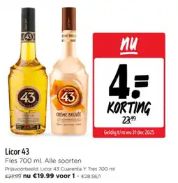 Jumbo Licor 43 aanbieding