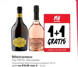 Jumbo Bellacini prosecco aanbieding