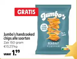 Jumbo Jumbo's handcooked chips aanbieding