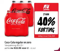 Jumbo Coca-Cola regular en zero aanbieding
