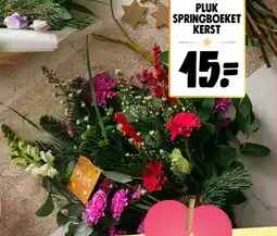 Jumbo Pluk springboeket kerst aanbieding
