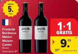 Carrefour Market Frankrijk bordeaux médoc maison castel aanbieding
