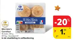 Carrefour Market Mini blini's Carrefour aanbieding