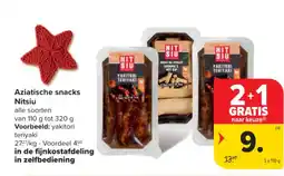 Carrefour Market Aziatische snacks nitsiu aanbieding