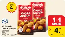 Carrefour Market Mini-snacks oven & airfryer beckers aanbieding
