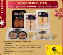 Carrefour Market Voorgerechten voor 2 personen Carrefour aanbieding