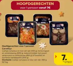 Carrefour Market Hoofdgerechten voor 1 persoon Carrefour aanbieding