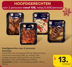 Carrefour Market Hoofdgerechten voor 2 personen Carrefour aanbieding