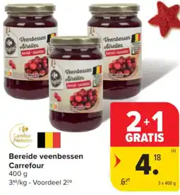 Carrefour Market Bereide veenbessen Carrefour aanbieding