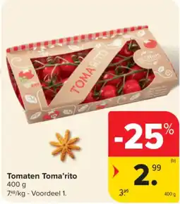 Carrefour Market Tomaten Toma'rito aanbieding