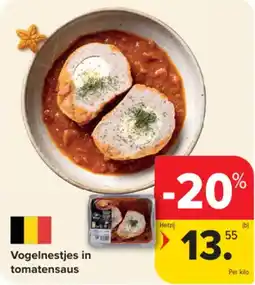 Carrefour Market Vogelnestjes in Tomatensaus aanbieding