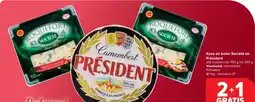 Carrefour Market Kaas en boter Société en Président aanbieding