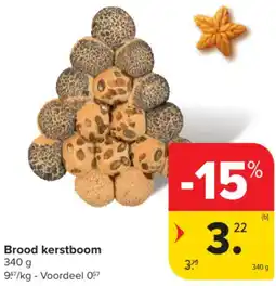 Carrefour Market Brood Kerstboom aanbieding