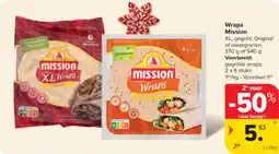Carrefour Market Wraps Mission aanbieding